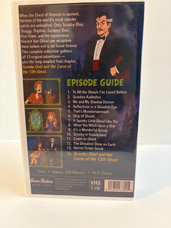 The 13 Ghosts of Scooby-Doo custom VHS photo 3