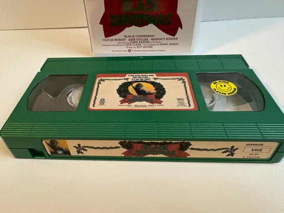 Black Christmas 1974 custom green VHS photo 4