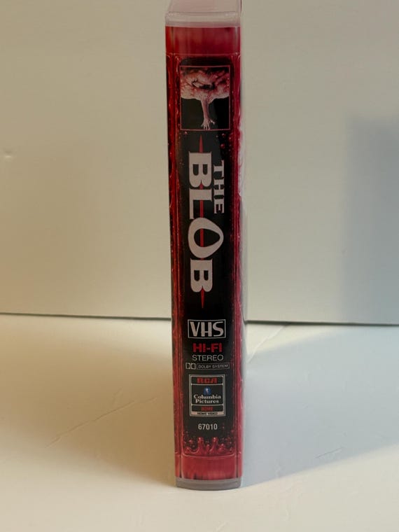 The Blob 1988 Pink Slime VHS photo 4