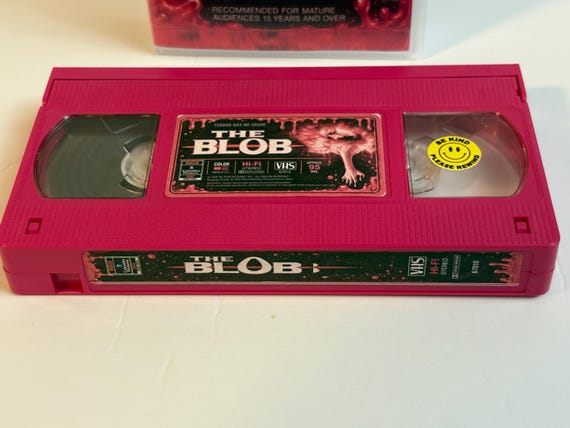 The Blob 1988 Pink Slime VHS photo 6
