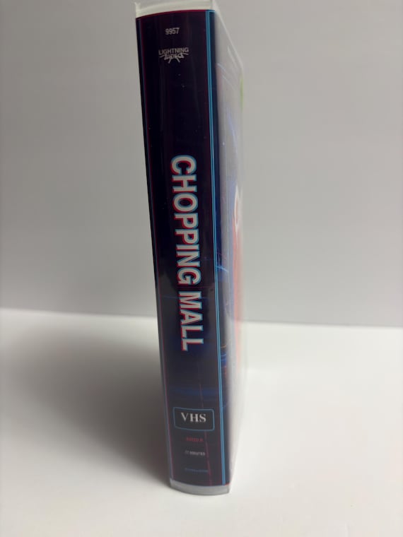 Chopping Mall 1986 custom white VHS photo 2