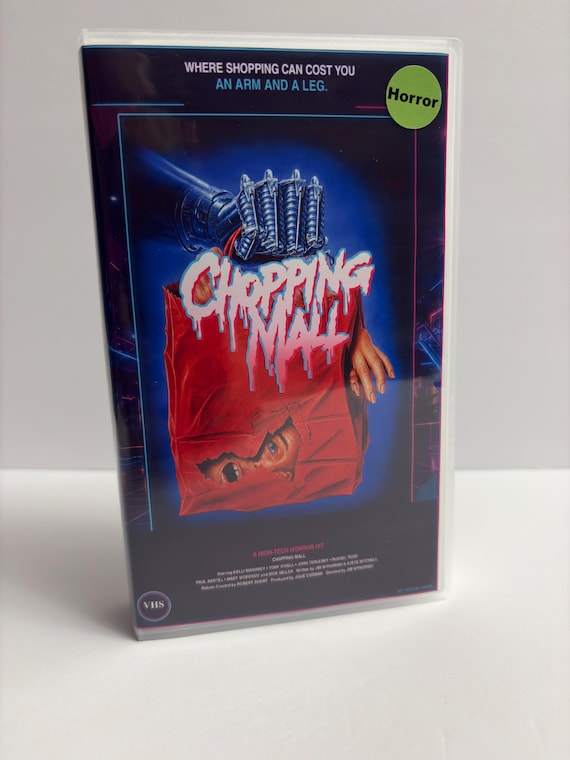 Chopping Mall 1986 custom white VHS photo 4