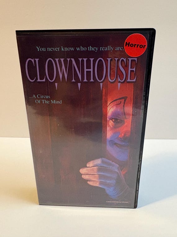 Clownhouse 1989 custom VHS photo 2
