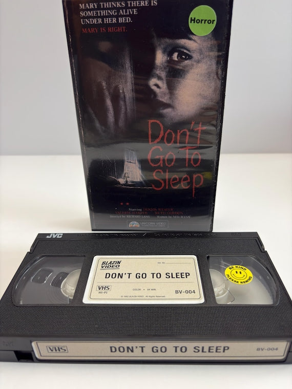 Don't Go to Sleep 1982 custom VHS photo 1