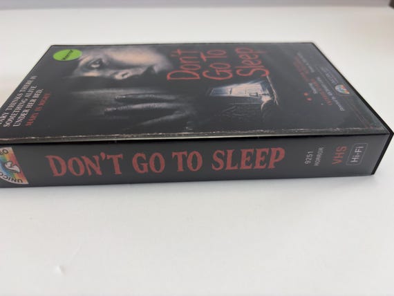 Don't Go to Sleep 1982 custom VHS photo 3