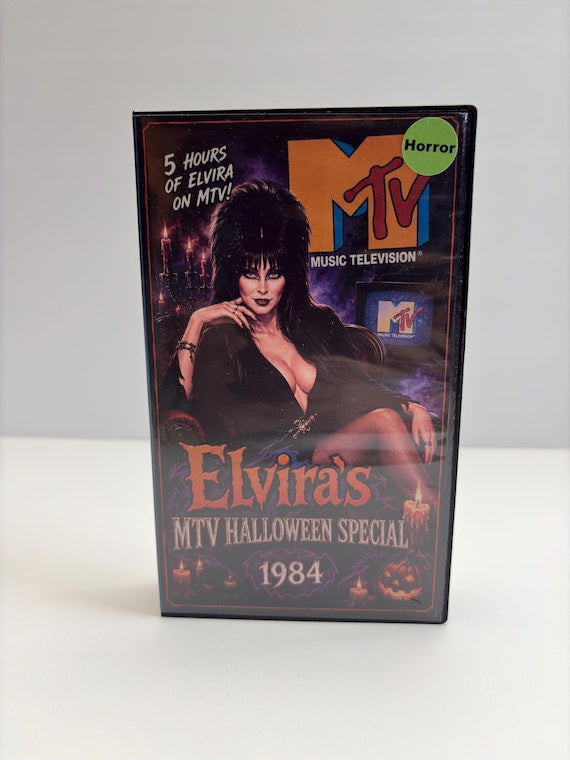Elvira's MTV Halloween Special 1984 custom VHS photo 2