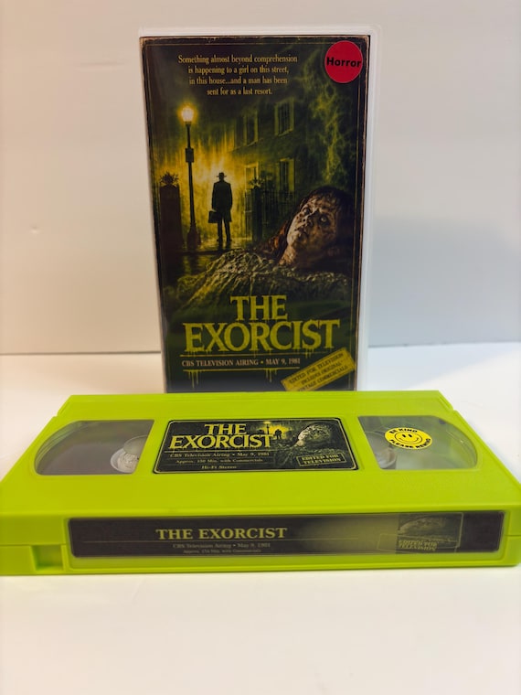 The Exorcist 1981 CBS TV Puke Green VHS photo 1