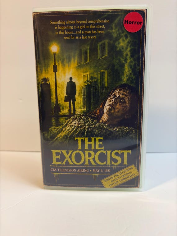 The Exorcist 1981 CBS TV Puke Green VHS photo 2