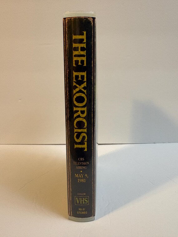 The Exorcist 1981 CBS TV Puke Green VHS photo 5