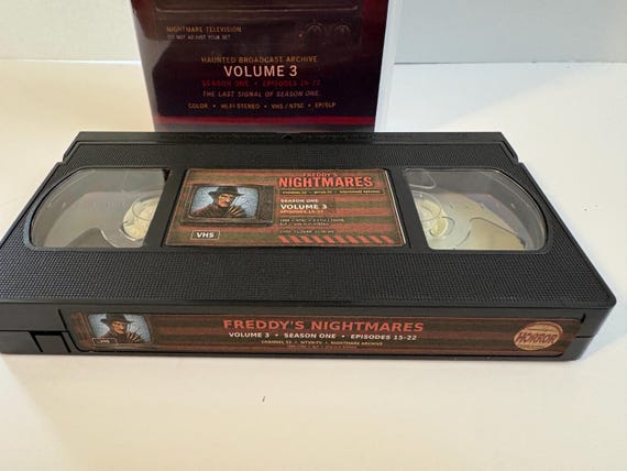Freddy's Nightmares Season One custom VHS set photo 4