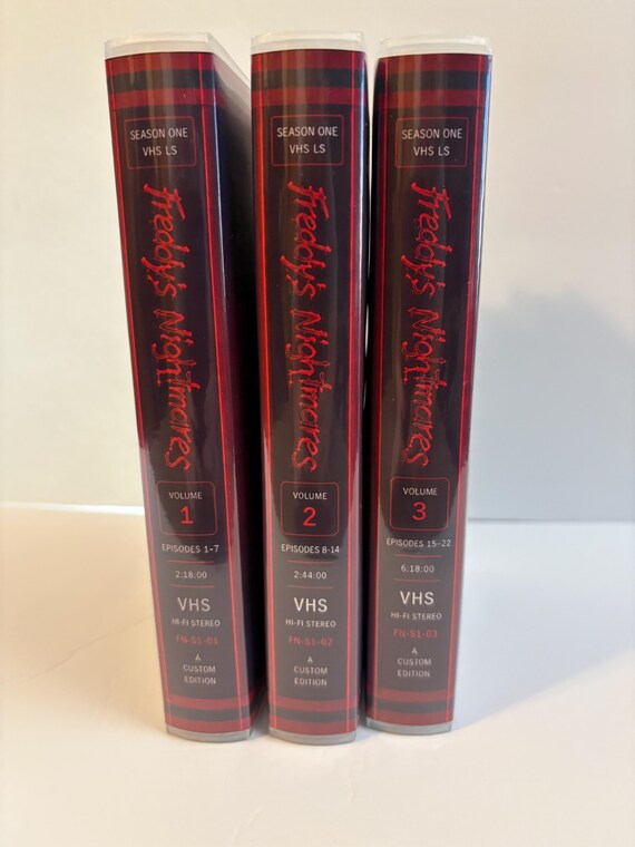 Freddy's Nightmares Season One custom VHS set photo 7
