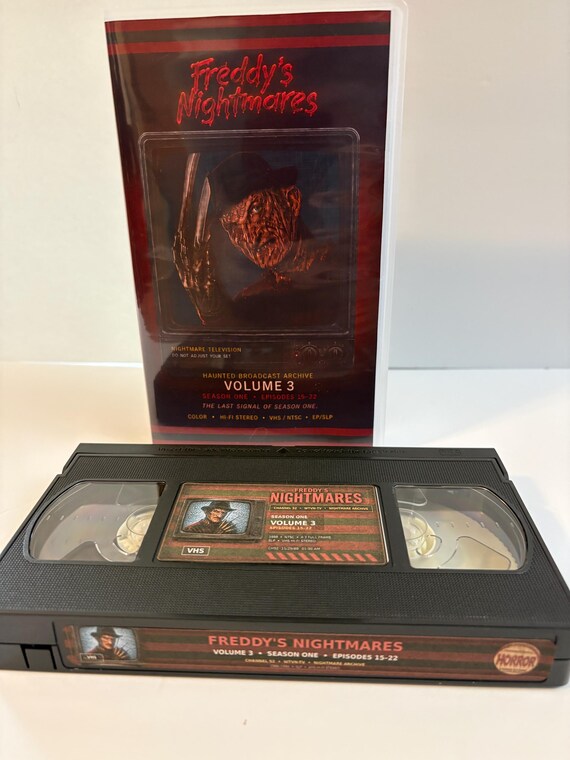 Freddy's Nightmares Season One custom VHS set photo 8