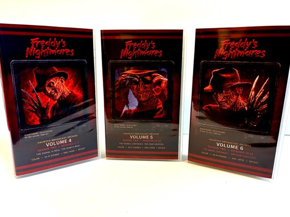 Freddy's Nightmares Season Two custom VHS set photo 1