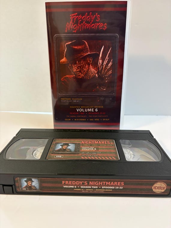 Freddy's Nightmares Season Two custom VHS set photo 3