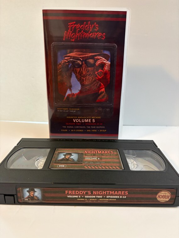 Freddy's Nightmares Season Two custom VHS set photo 5