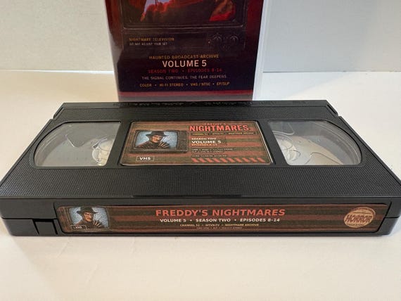 Freddy's Nightmares Season Two custom VHS set photo 7