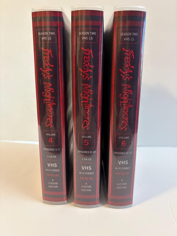 Freddy's Nightmares Season Two custom VHS set photo 10