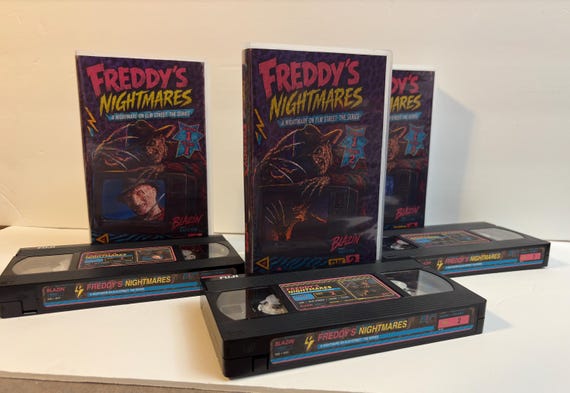 Freddy's Nightmares Season One Retro 80s Punk Edition VHS set photo 2