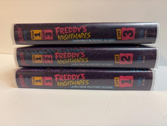 Freddy's Nightmares Season One Retro 80s Punk Edition VHS set photo 4
