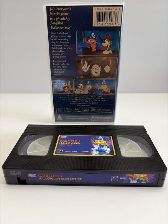 Garfield's Halloween Adventure custom VHS photo 2