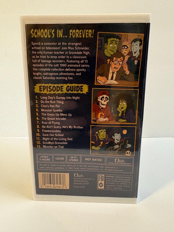 Gravedale High Complete Series custom VHS photo 3