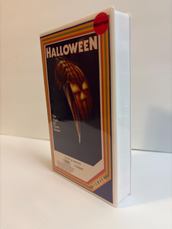 Halloween 1978 custom orange VHS photo 4