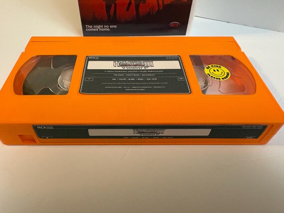 Halloween III Season of the Witch custom orange VHS photo 2
