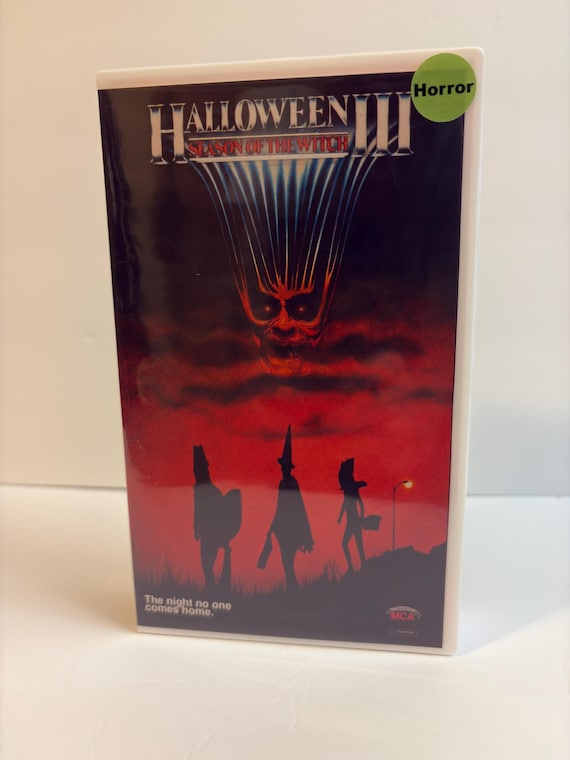 Halloween III Season of the Witch custom orange VHS photo 5