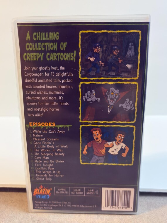 Tales from the Cryptkeeper Season One custom VHS detail