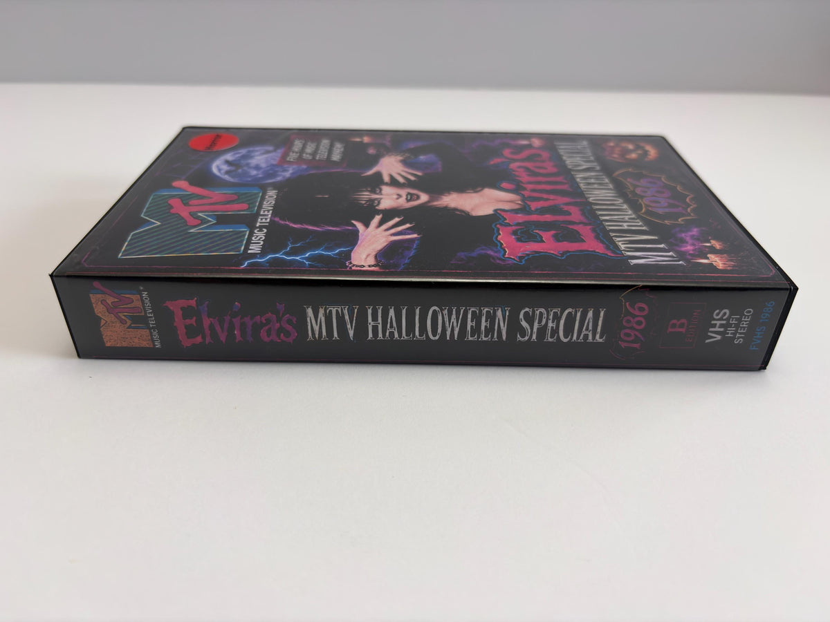 Elvira's MTV Halloween Special 1986 Custom VHS – Retro Horror Collectible
