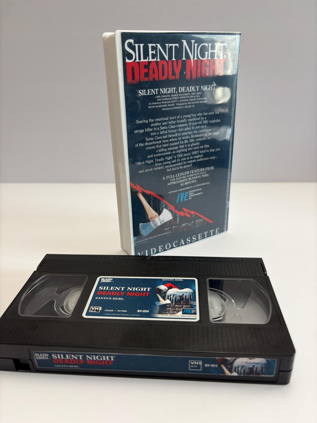 Silent Night Deadly Night 1984 Custom VHS – Christmas Horror Slasher Tape