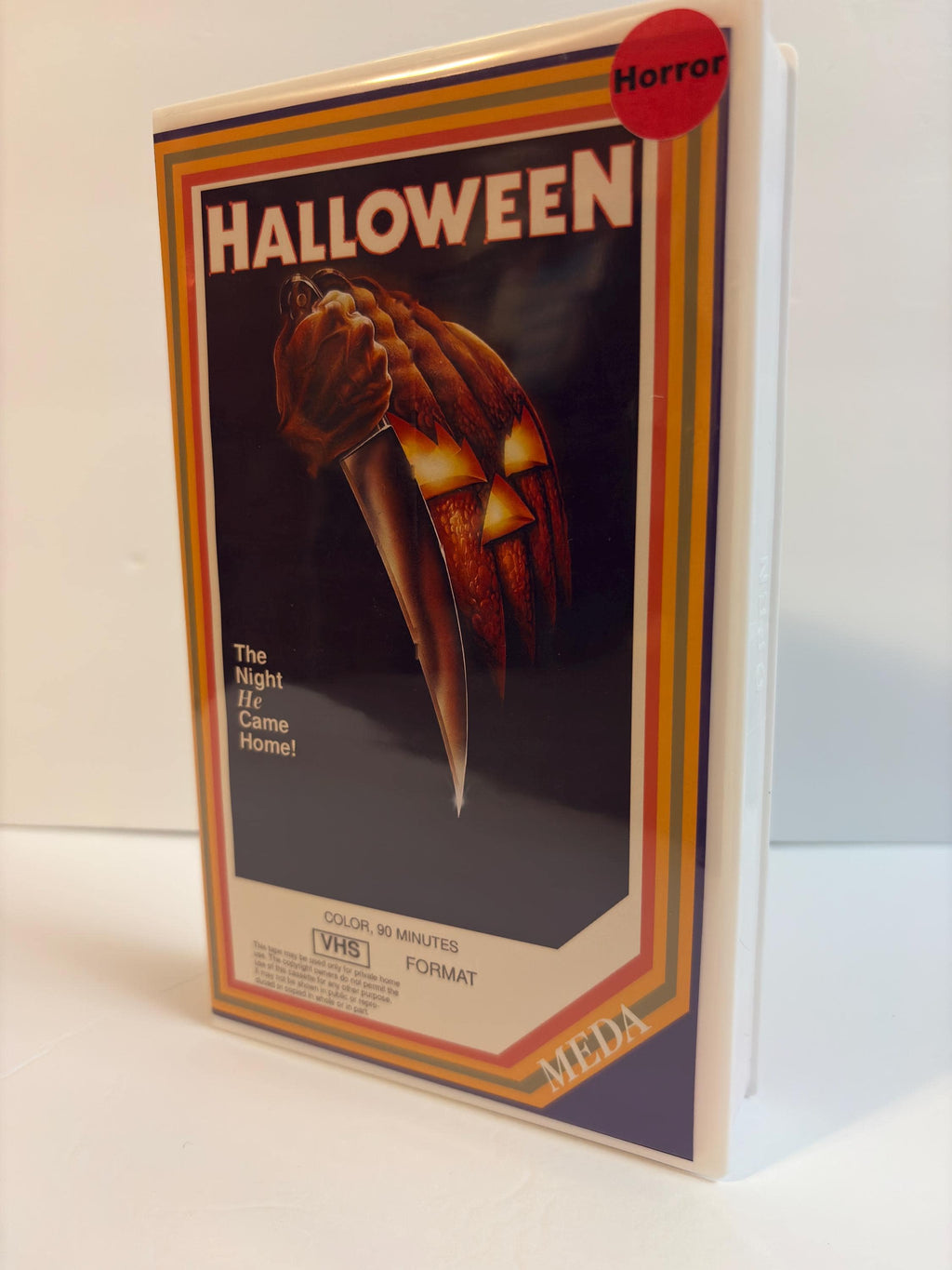 Halloween 1978 Custom Orange VHS – Michael Myers Horror Collector Edition