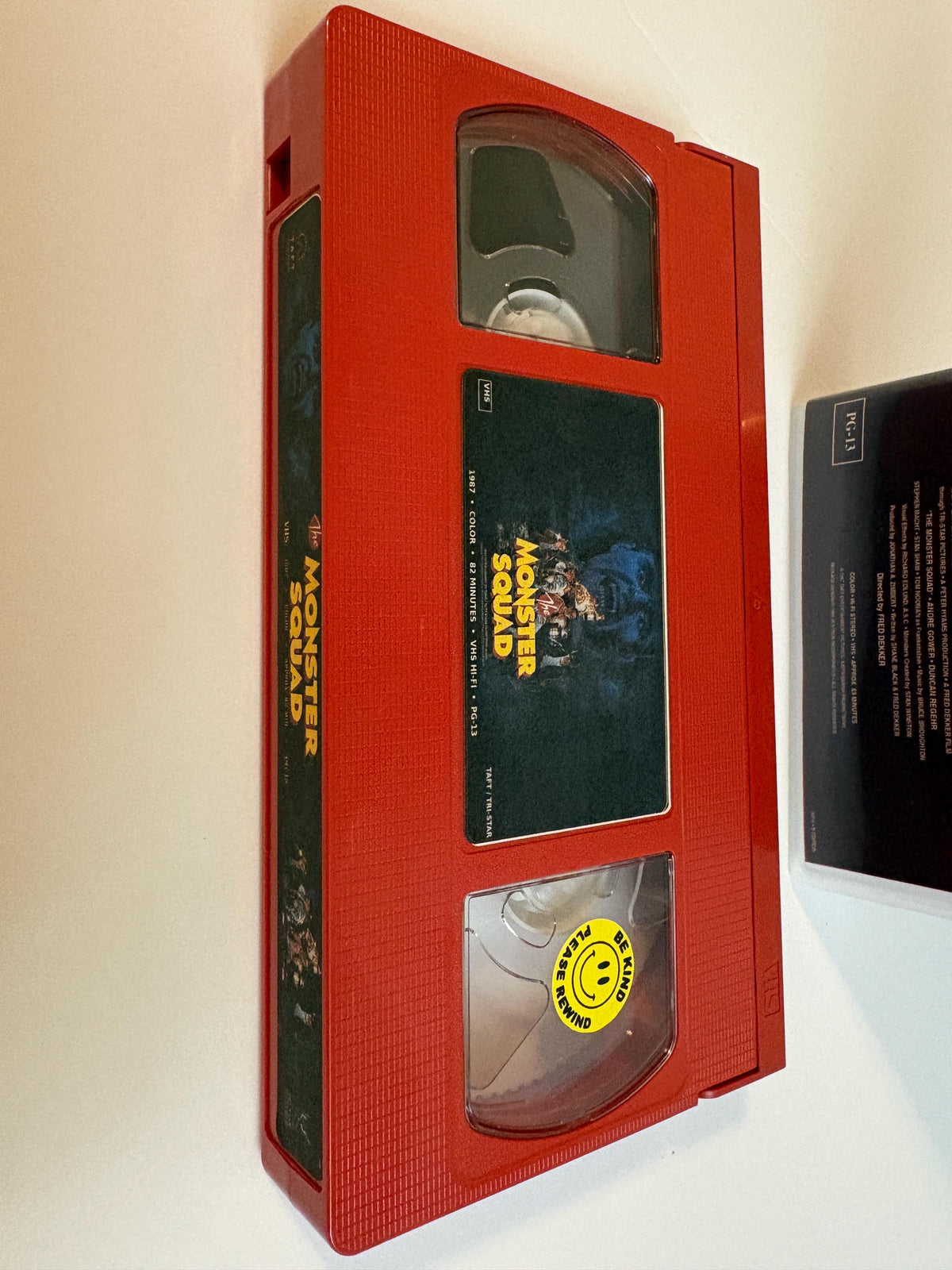 The Monster Squad 1987 Custom Red VHS – 80s Horror Collector Edition