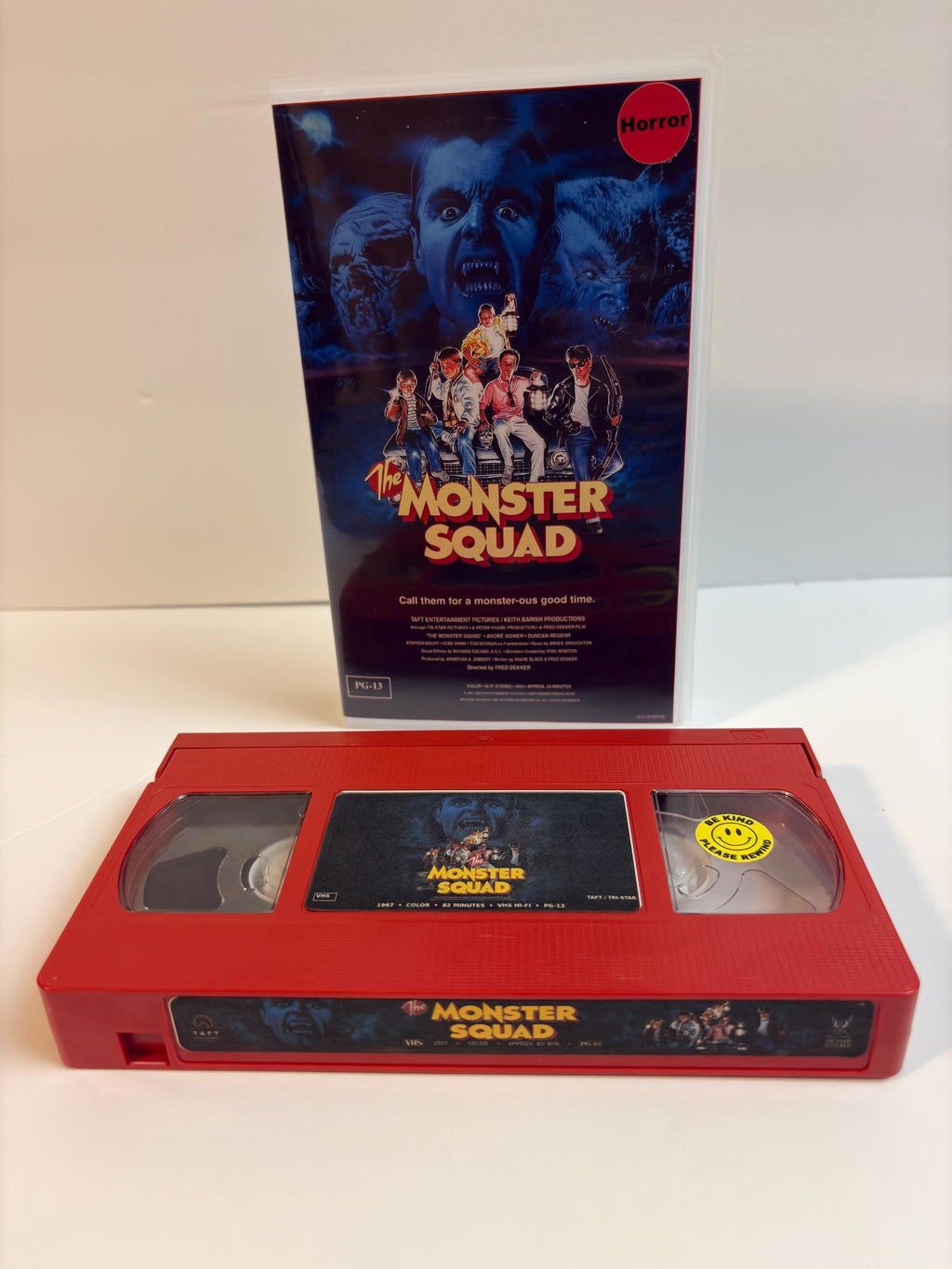 The Monster Squad 1987 Custom Red VHS – 80s Horror Collector Edition