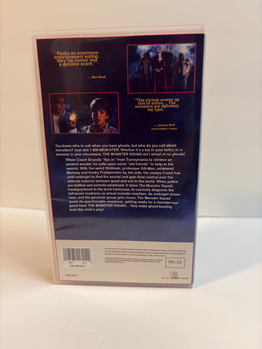 The Monster Squad 1987 Custom Red VHS – 80s Horror Collector Edition