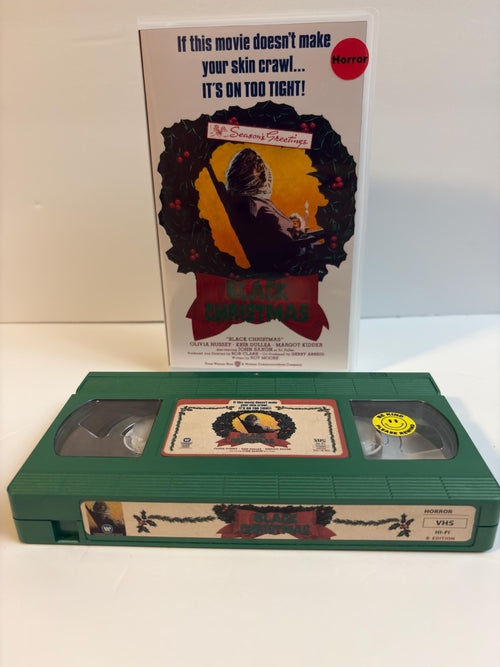Black Christmas 1974 Custom Green VHS – Retro Christmas Horror Slasher Collector Edition