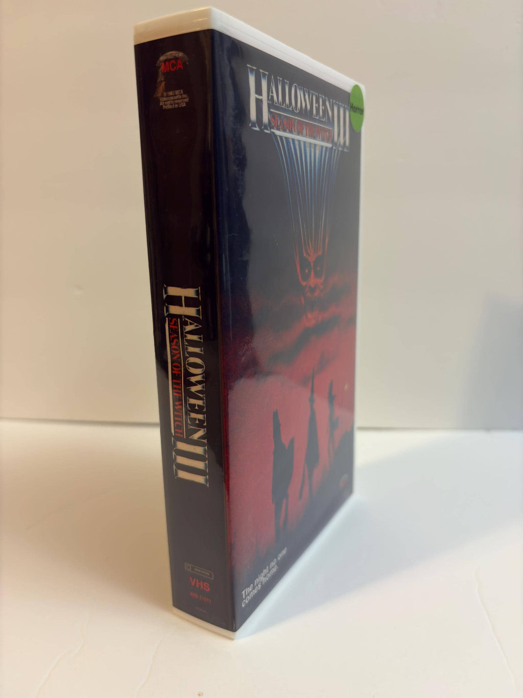 Halloween III Season of the Witch Custom Orange VHS – 1982 Cult Horror