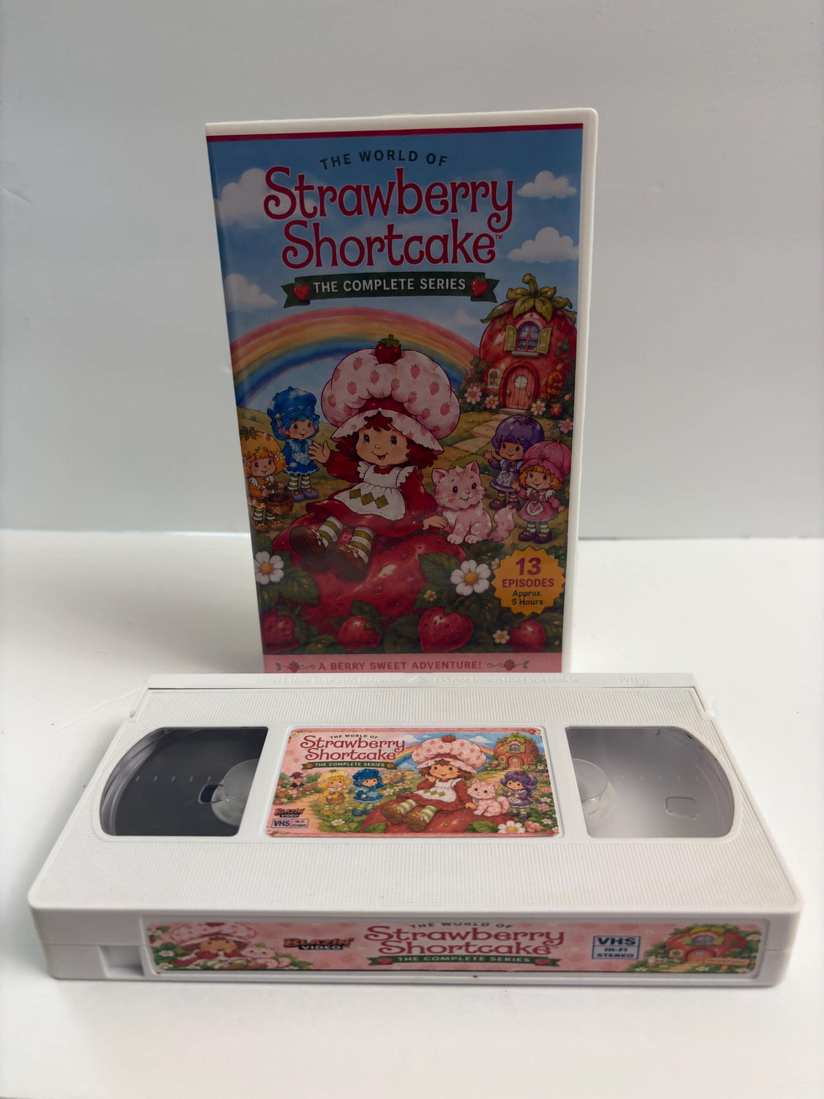 Strawberry Shortcake Complete Series VHS | 13 Episodes | 80s Cartoon Custom VHS | White Tape | Retro Nostalgia