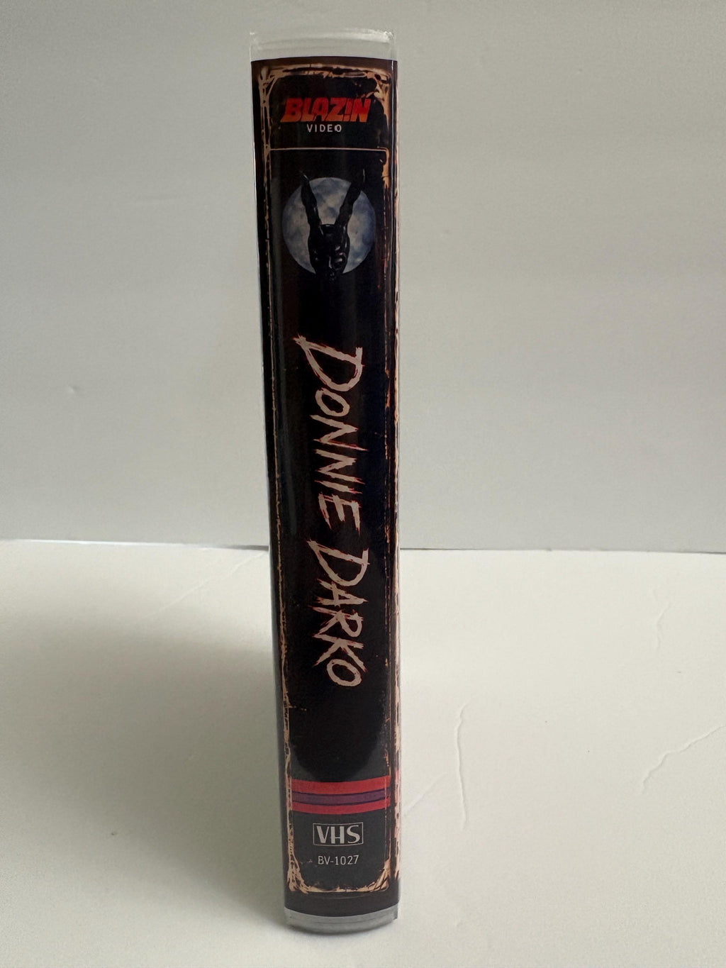 Donnie Darko Custom Blue VHS | 2001 Cult Movie | Full Screen 4:3 | Frank the Rabbit | Retro Collector VHS