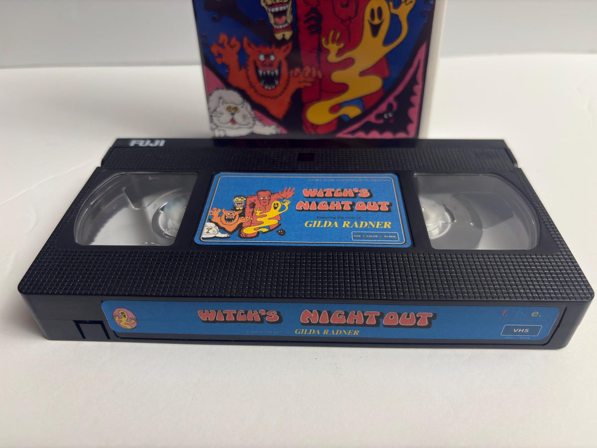 Witch’s Night Out VHS – Gilda Radner Halloween Cartoon – 1978 Animated Special – Custom Retro Collector VHS