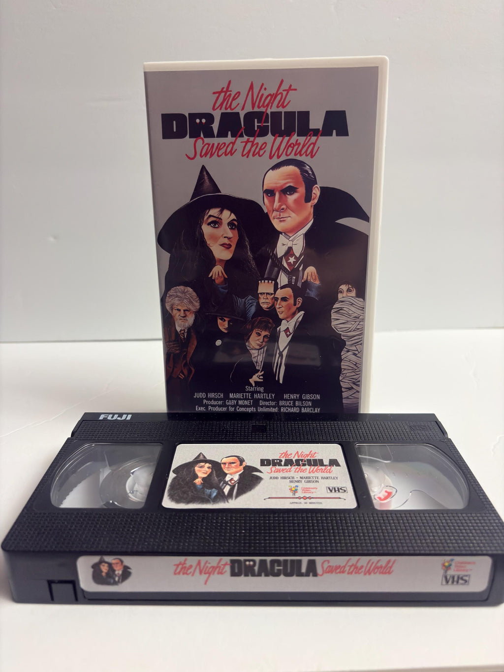 The Night Dracula Saved the World VHS – Halloween That Almost Wasn’t 1979 – Judd Hirsch Custom Retro Halloween VHS