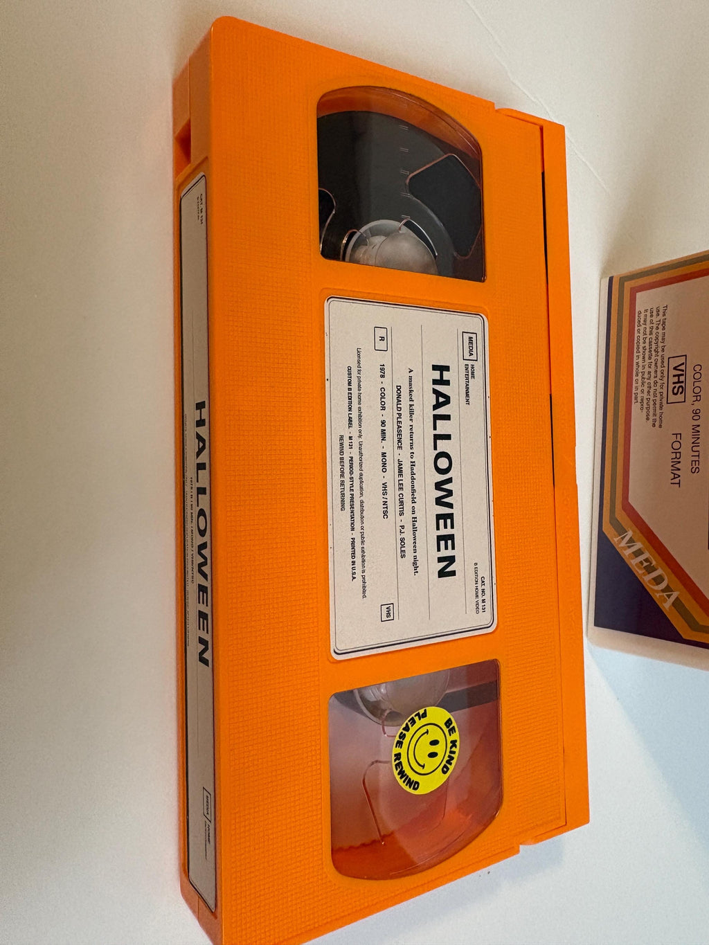 Halloween 1978 Custom Orange VHS – Michael Myers Horror Collector Edition