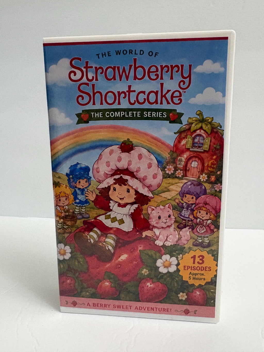 Strawberry Shortcake Complete Series VHS | 13 Episodes | 80s Cartoon Custom VHS | White Tape | Retro Nostalgia