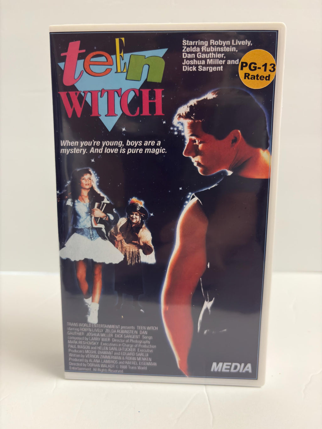 Teen Witch 1989 Custom Blue VHS | Robyn Lively | Retro 80s Movie | Cult Comedy VHS | Collector Clamshell Edition
