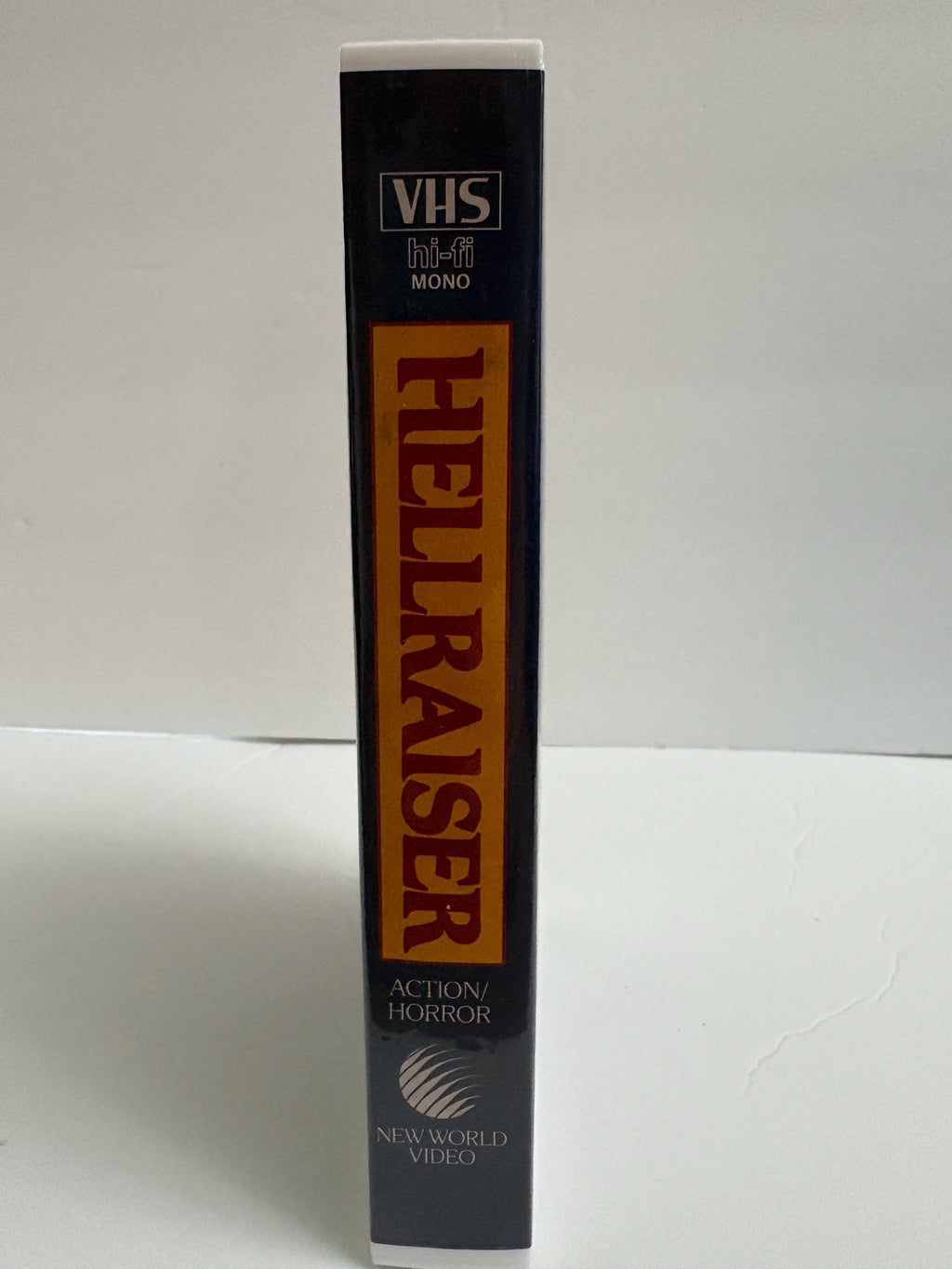 Hellraiser 1987 Custom White VHS | Clive Barker Horror | Pinhead VHS | Retro Horror Collector Edition | Clamshell