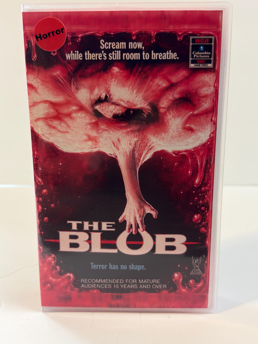 The Blob 1988 Custom VHS Tape | Pink Slime Edition | Pink Shell Horror VHS | Cult Horror Collector Tape