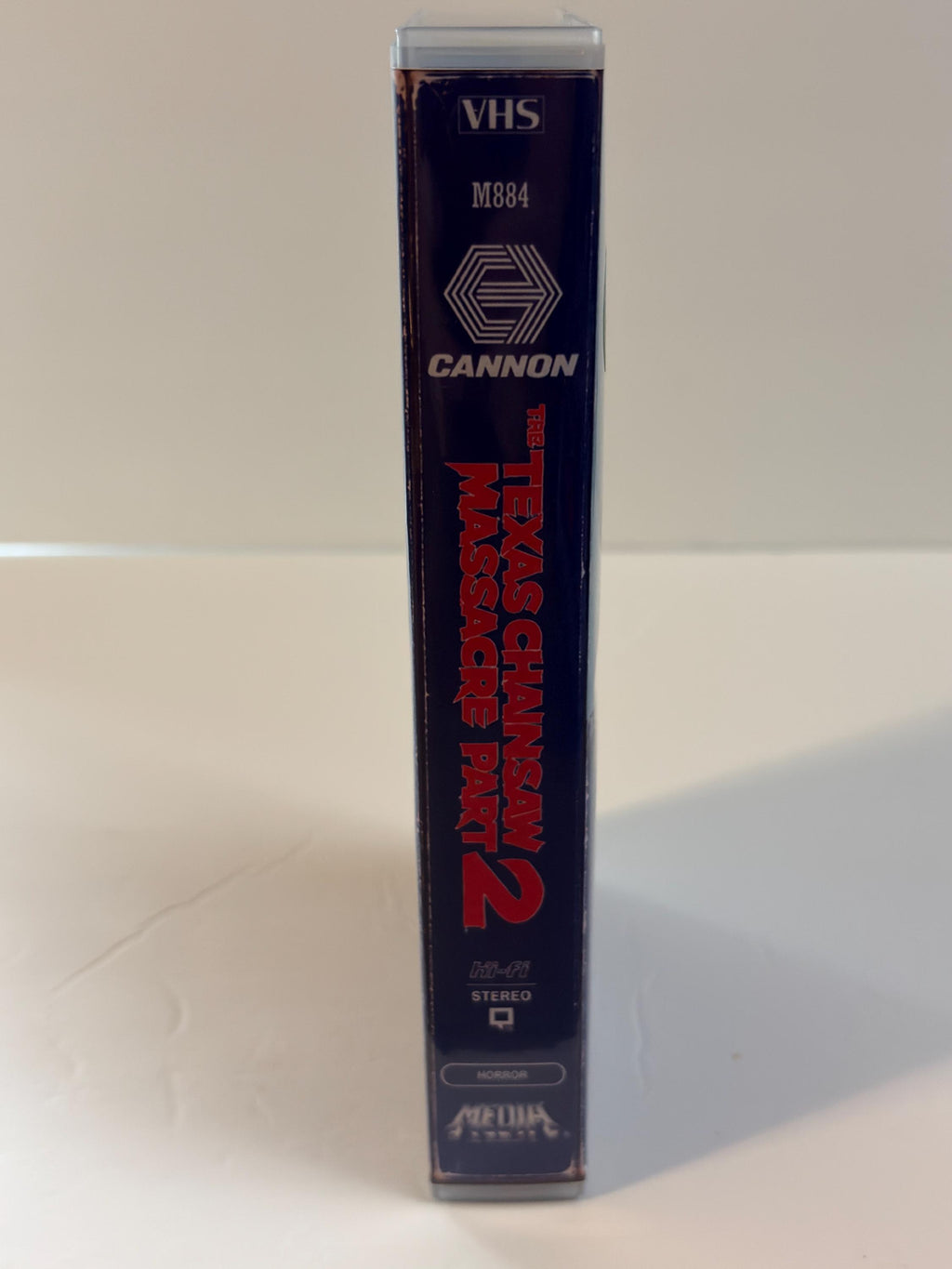 The Texas Chainsaw Massacre Part 2 Custom VHS Tape | Blue Shell Horror VHS | Cult Slasher Collector Edition