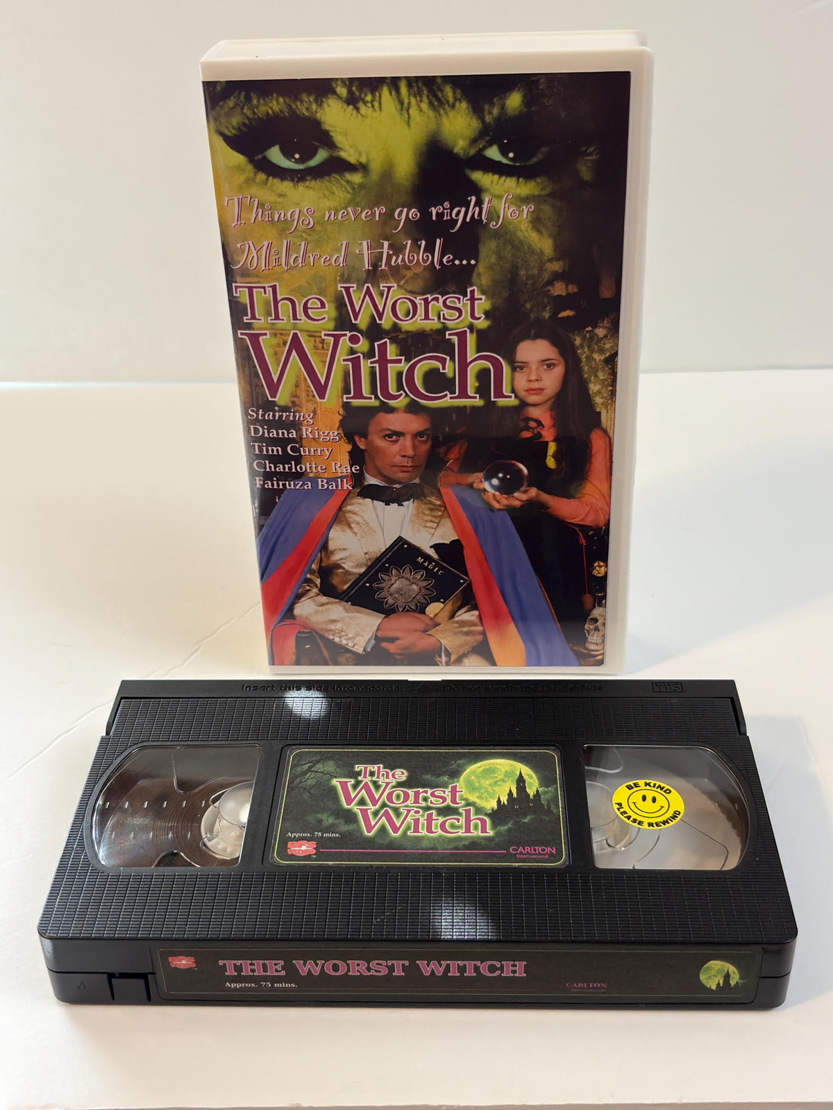 The Worst Witch Custom VHS Tape | Halloween Family VHS | Fairuza Balk Collector Edition | Retro Witch Movie