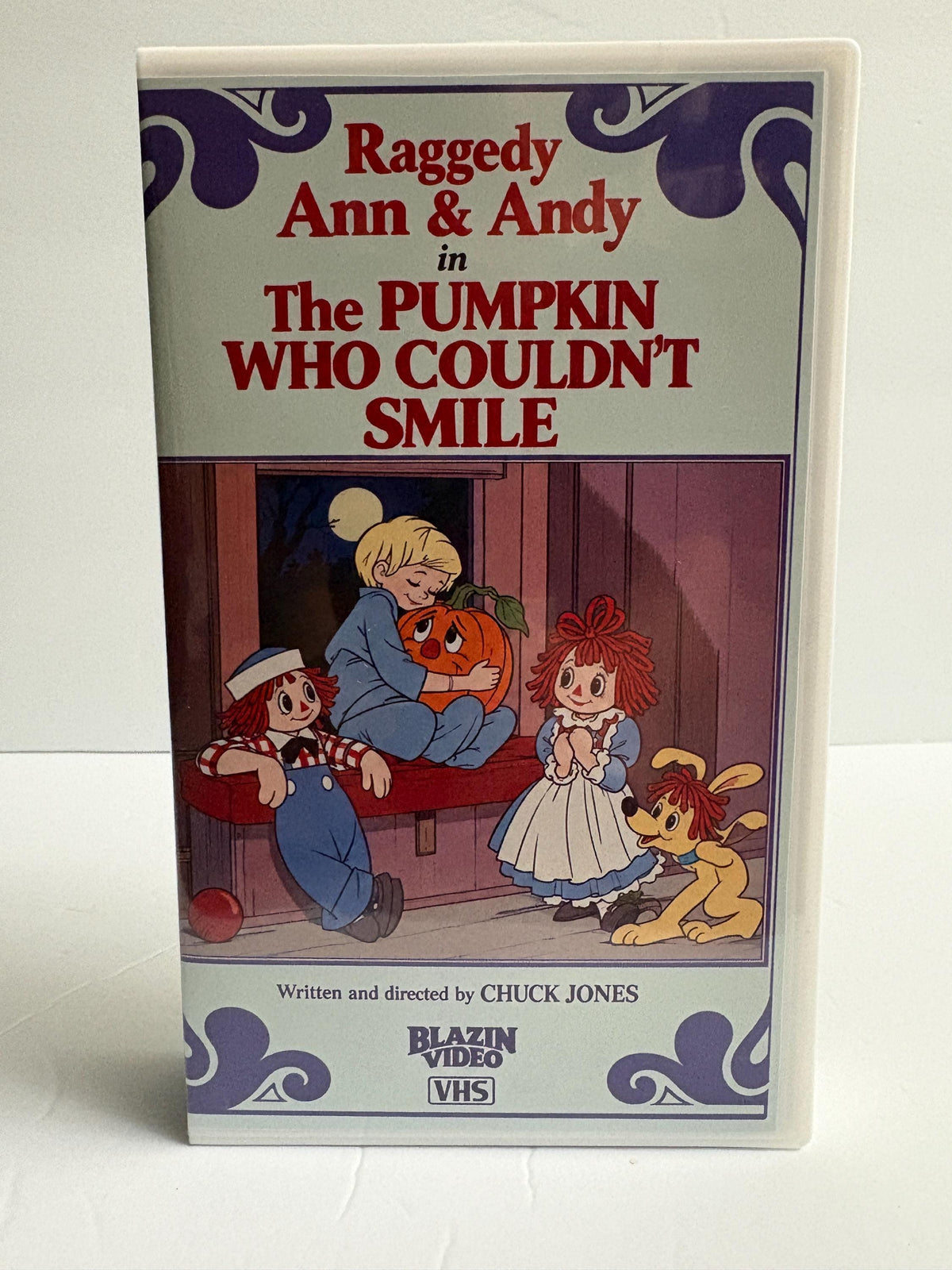 The Pumpkin Who Couldn’t Smile VHS – Raggedy Ann & Andy 1979 Halloween Special – Chuck Jones Custom Retro VHS