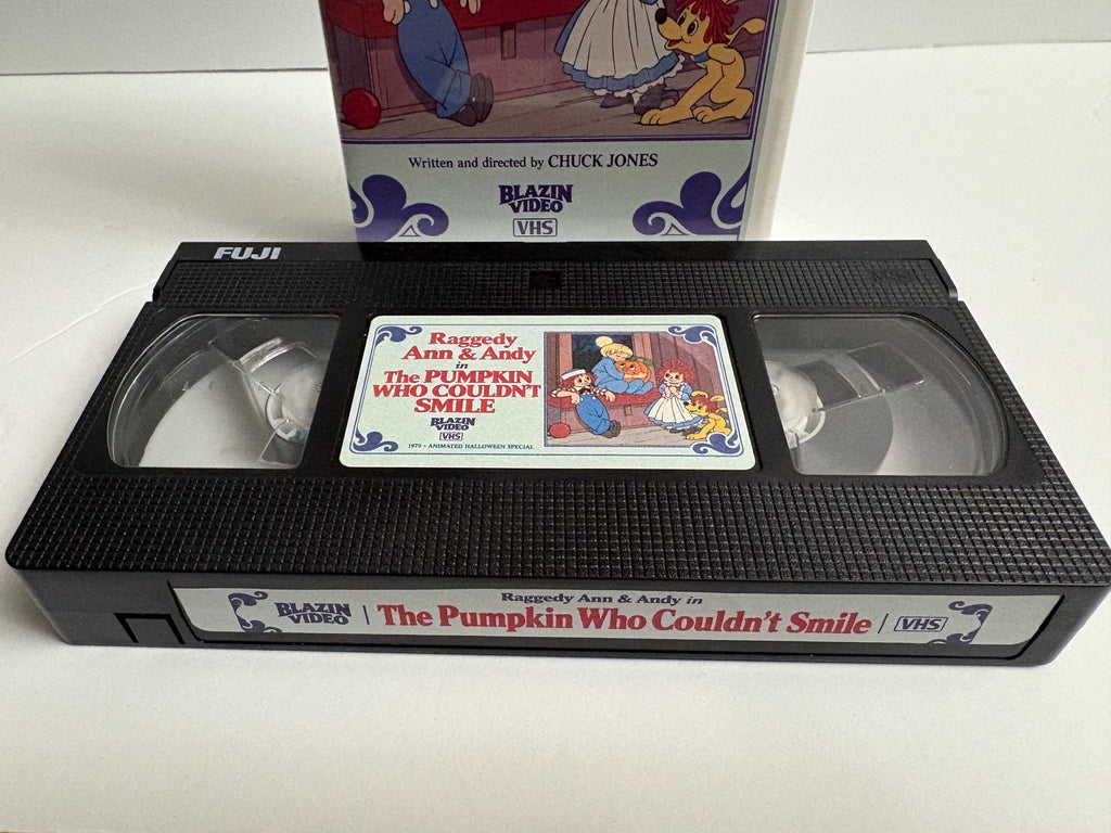 The Pumpkin Who Couldn’t Smile VHS – Raggedy Ann & Andy 1979 Halloween Special – Chuck Jones Custom Retro VHS